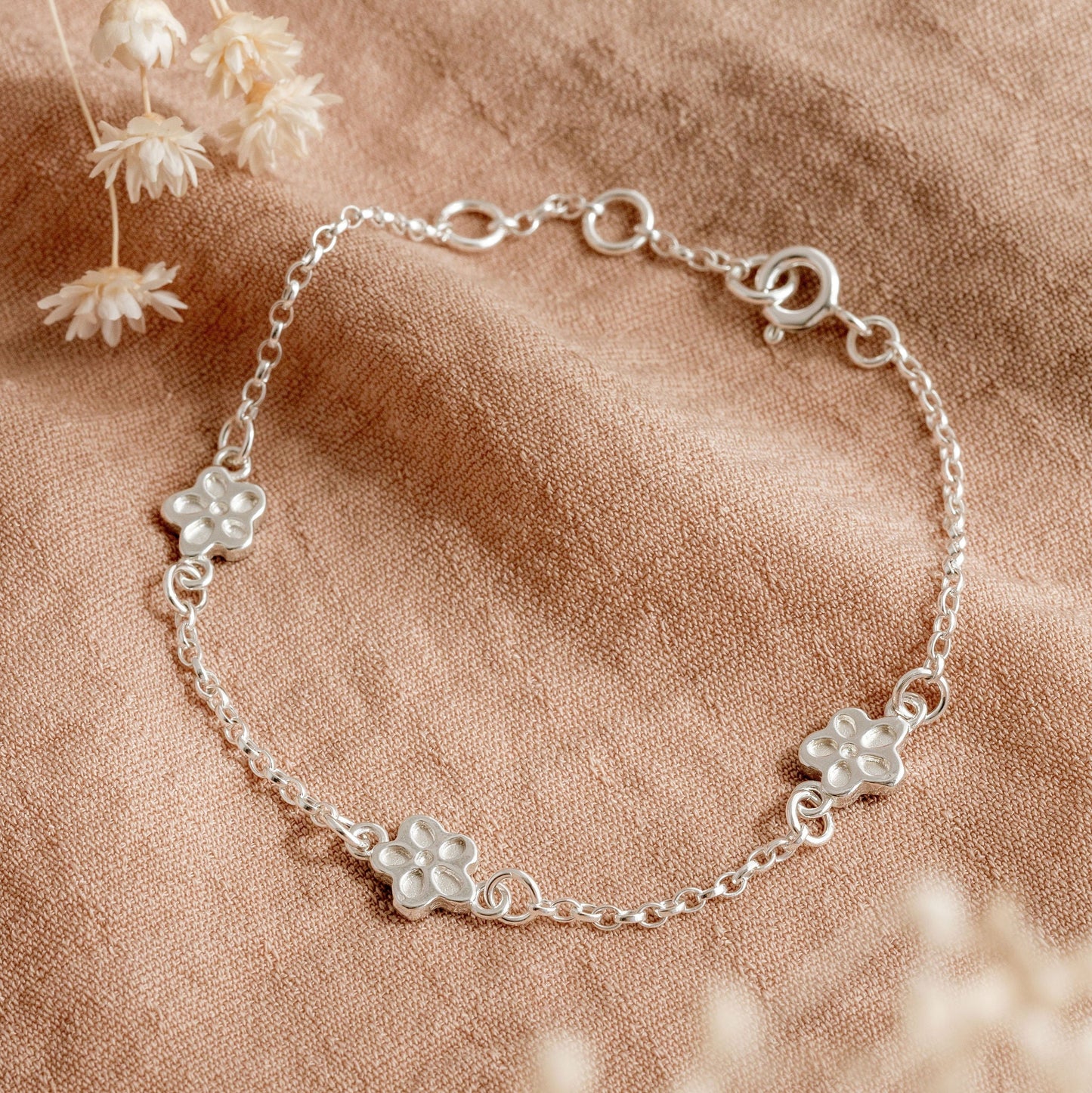Breichled Blossom - Mawr - Cysylltiedig