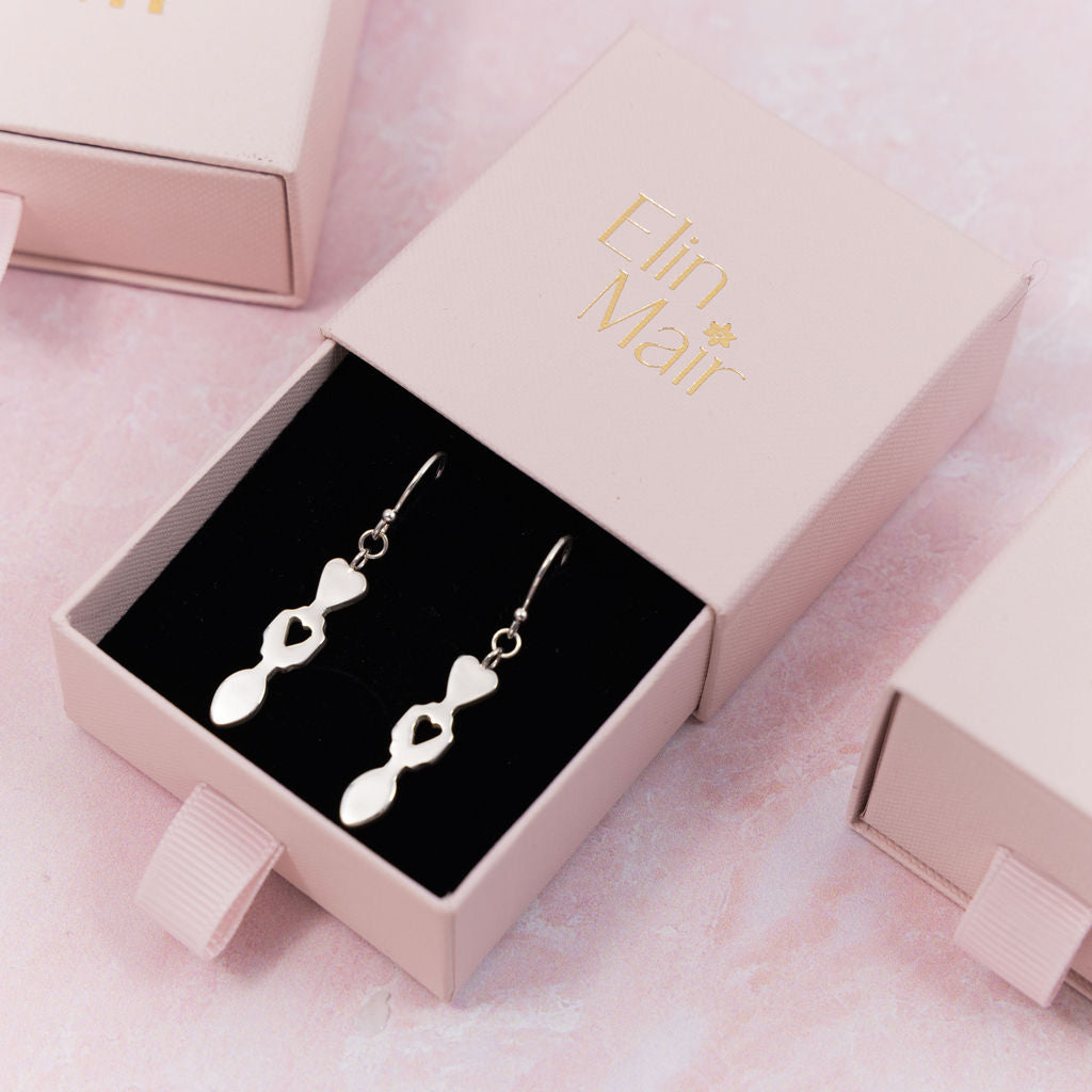 Lovespoon Hook Earrings - Small