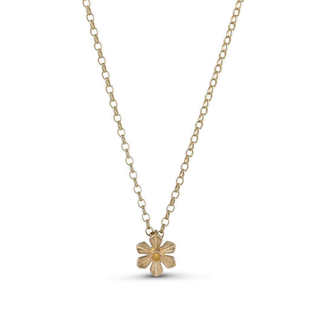 Daffodil Pendant - Small - Gold