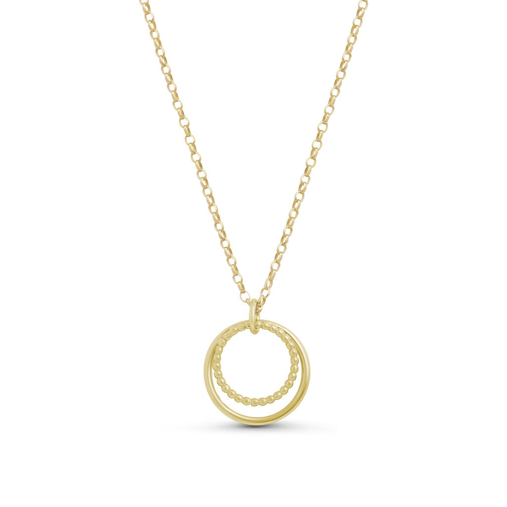 Hoop Pendant - Gold - Small