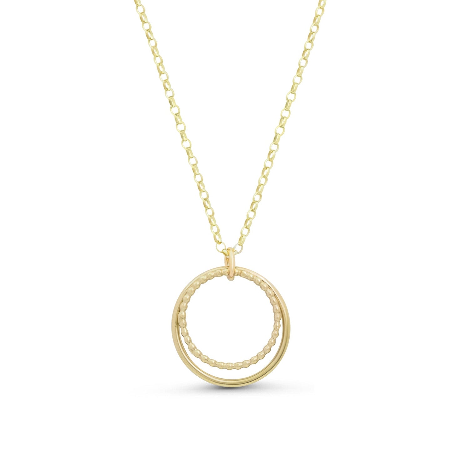 Hoop Pendant - Gold - Large