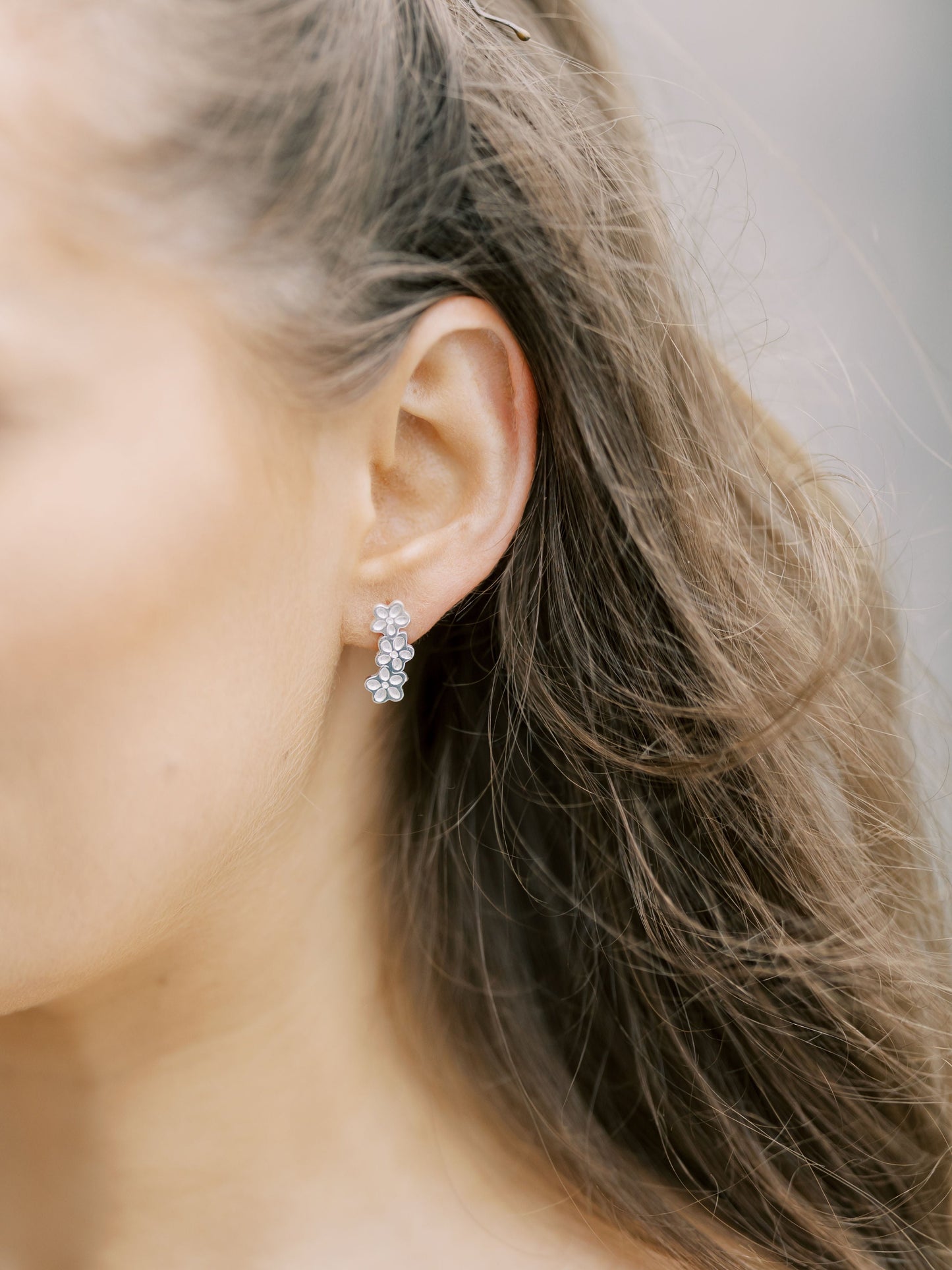 Blossom Studs - Three Blossoms