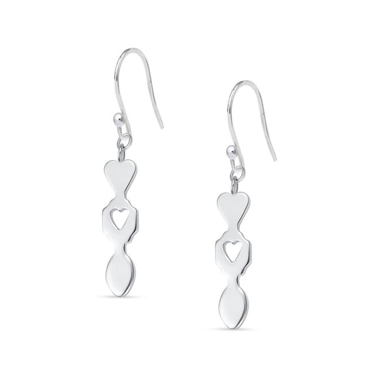 Lovespoon Hook Earrings - Large