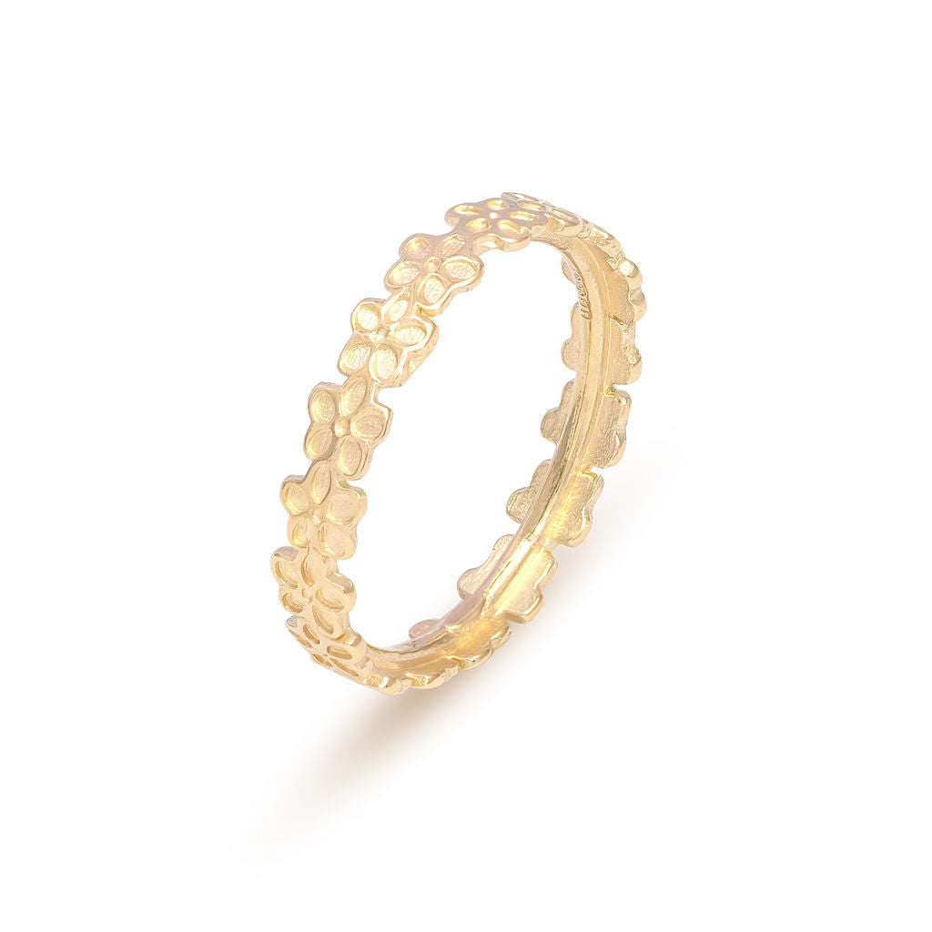 Blossom - Ring - Garland - Slim - 9ct Yellow Gold