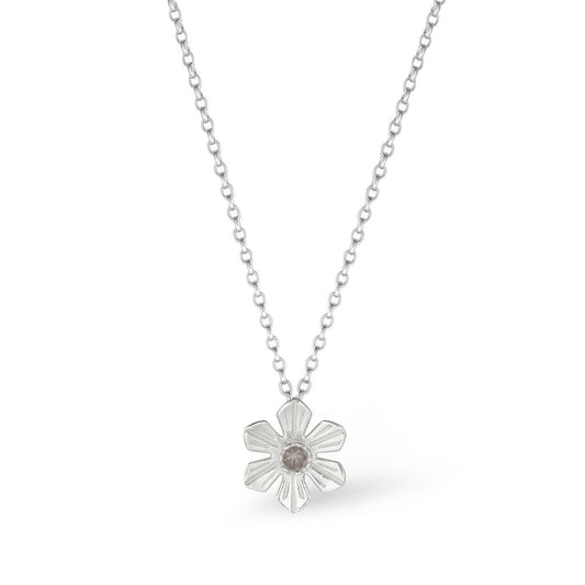 Daffodil Pendant - Large - Silver
