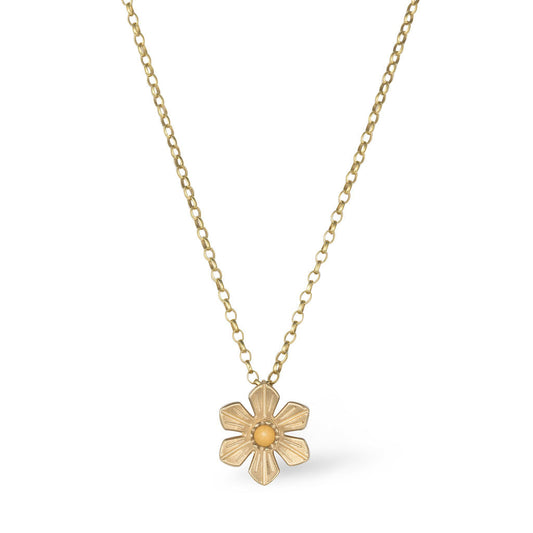 Daffodil Pendant - Large - Gold