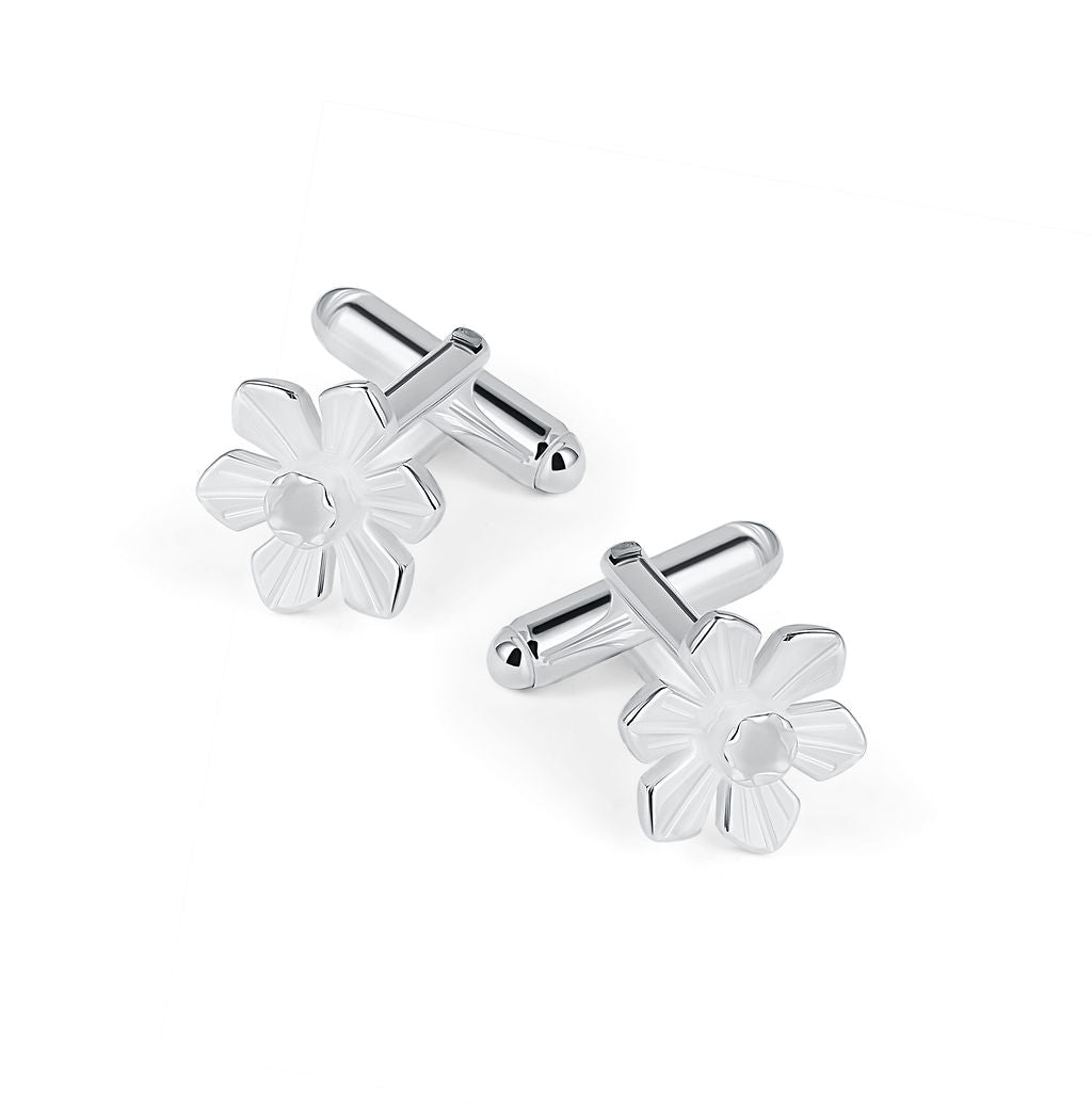 Daffodil - Cufflinks - Silver