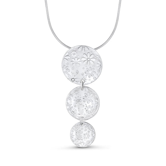 Tlws Blodeuwedd Pendant - Triphlyg