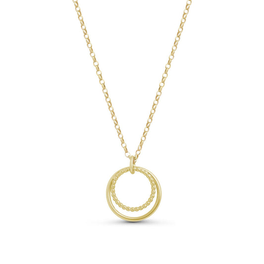 Hoop Pendant - Gold - Small