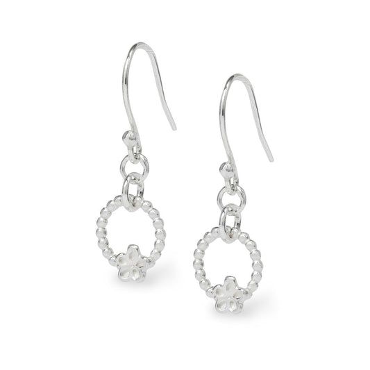 Blossom - Hook Earrings - Beaded Hoop - Large